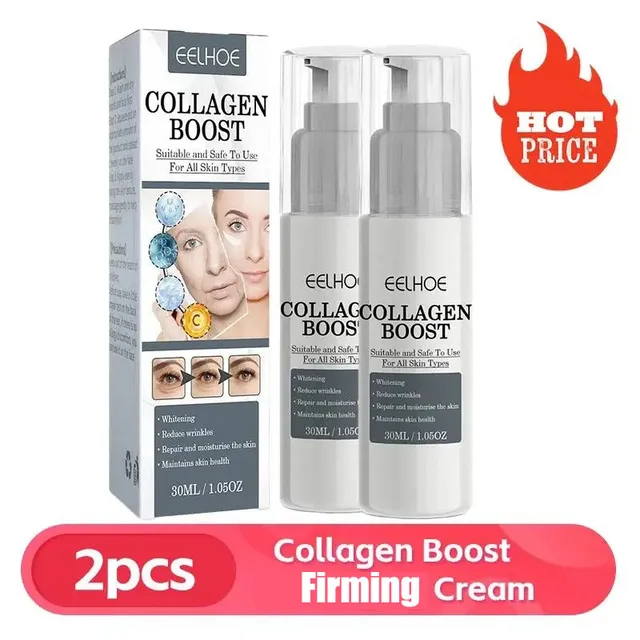 1/2/3 szt. 30ml Krem Esencja Kolagenowa Ujędrniająca Redukujący Drobne Linie Rozjaśniający Serum Krem do Twarzy Pielęgnacja Skóry dla Kobiet