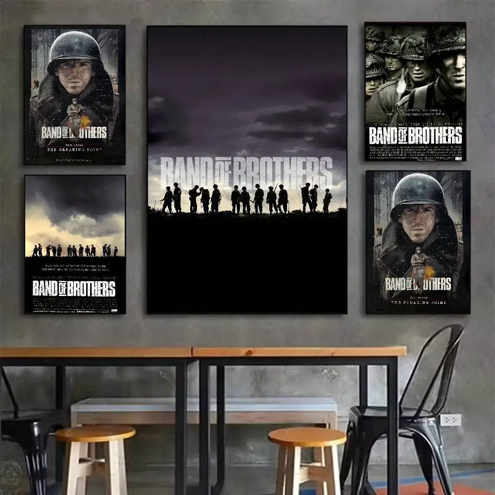 Poster Band Of Brothers Poster HD Art Sticky Wall Waterproof Home Living Room Bedroom Bar Aesthetic Decoration