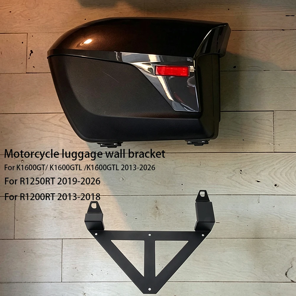 For BMW K1600GT K1600GTL 2013-2026 Motorcycle Original Case Wall Mount Set Support R1250RT 2019-2026 R1200RT 2013- Accessories