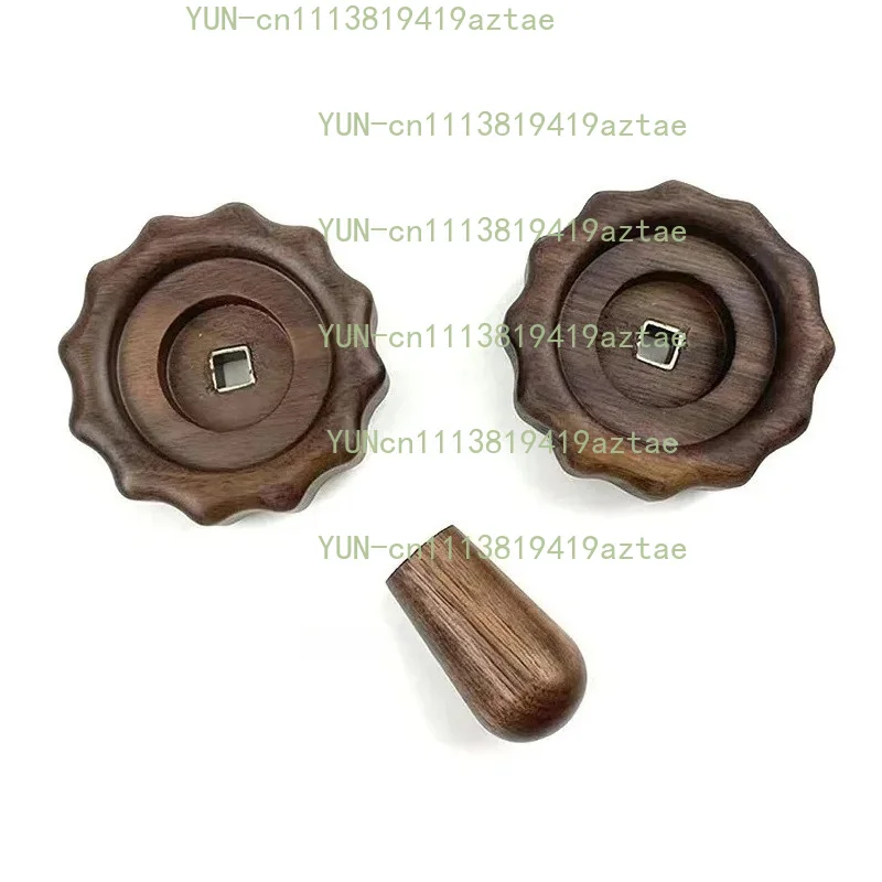 Walnut Modification Kit‑Knob & Lever Upgrade Accessories for Semi‑Automatic Espresso Coffee Machine