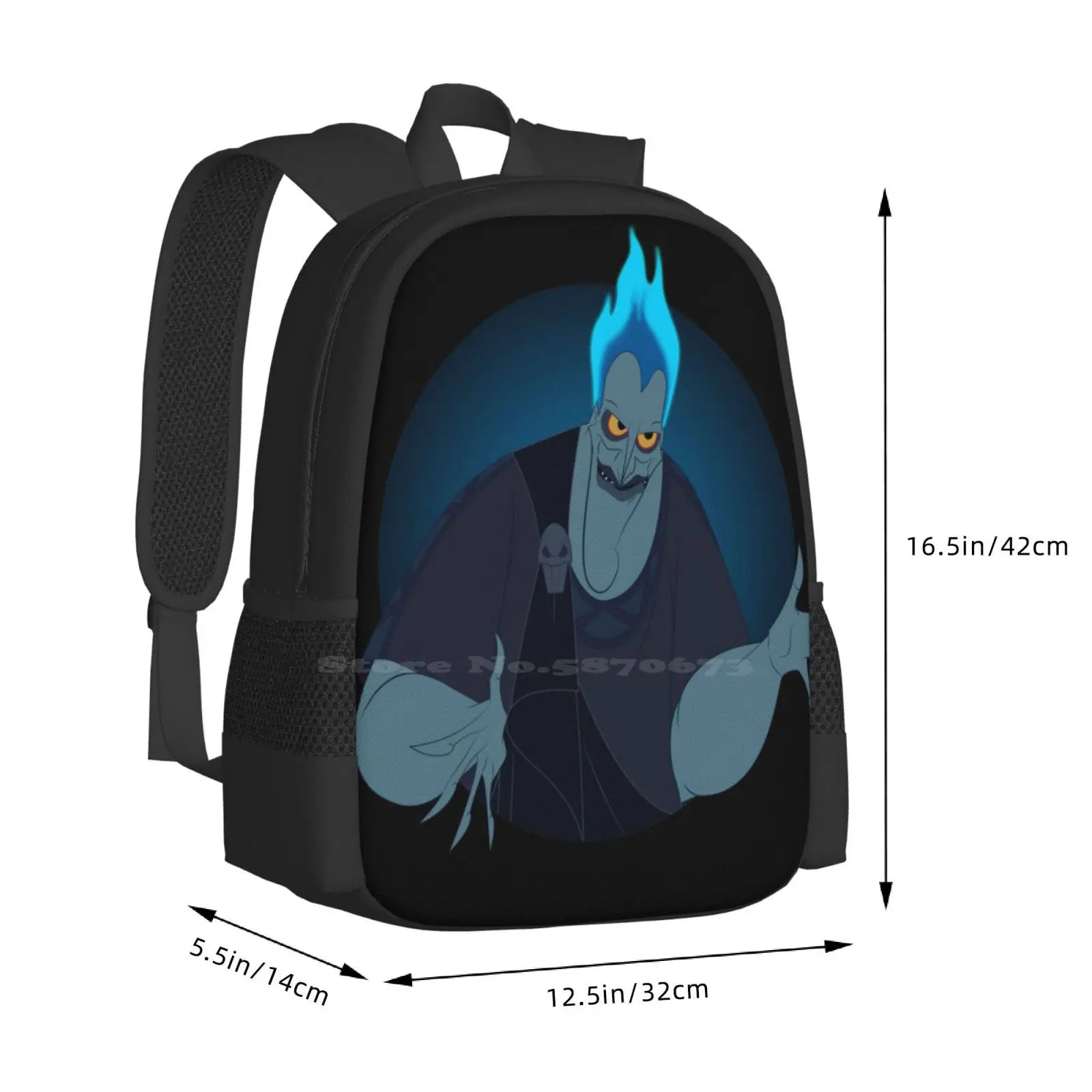 Hades Schult aschen Reise Laptop Rucksack Hades von Herkules Bösewichte Zeus griechischen Gott Cartoons Filme