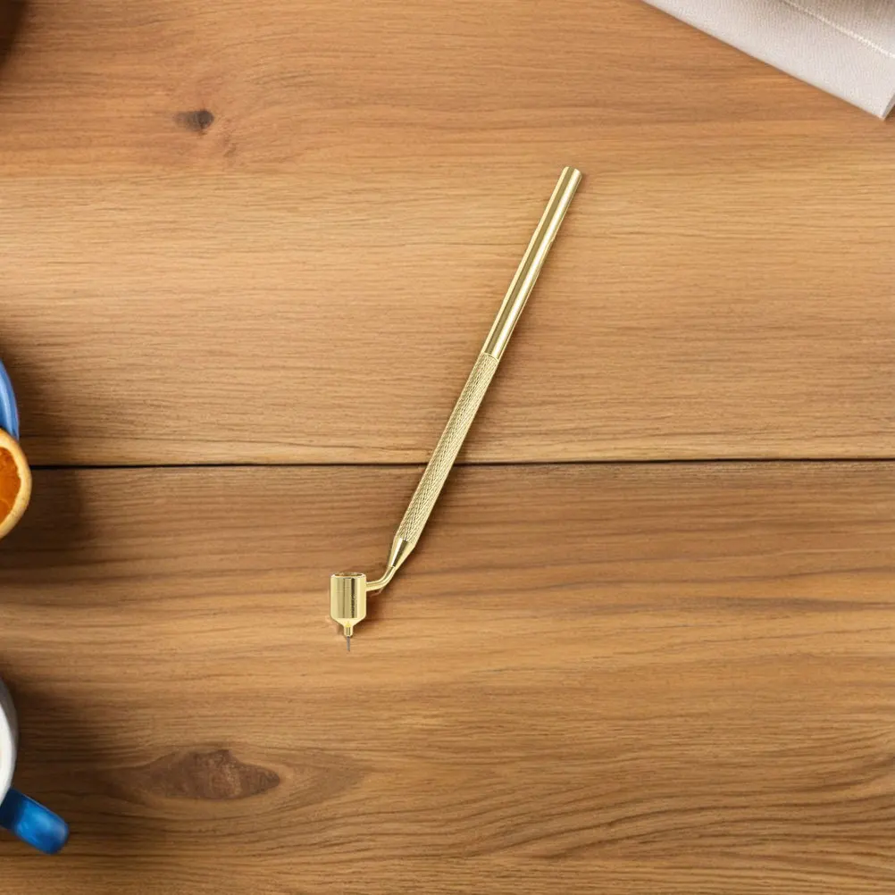 2 قطعة قلم طلاء سائل بخط رفيع 0.4 مللي متر قلم توزيع الطلاء المعدني لمستلزمات الكتابة الورقية المفصلة للخط الفني