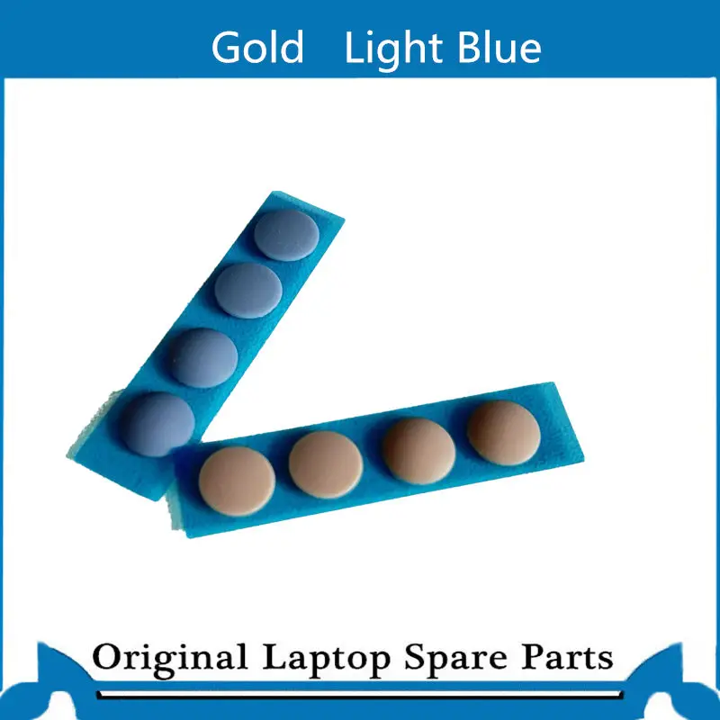 Neue Gummi füße für Oberfläche Laptop 3 4 5 Boden gehäuse Fuß polster 1872 1868 1952 1867 1950 Silber Gold Eis blau schwarz