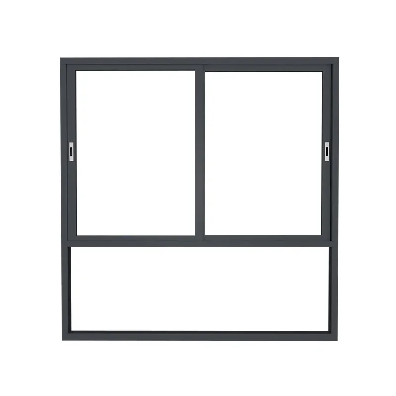 

Customized Aluminum alloy doors and windows American modern Double track sliding Soundproof Double glazing Thermal insulation wi