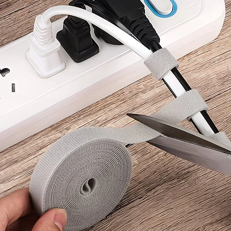 5M Cable Organizer Cable Management Wire Winder Tape Earphone Mouse Cord Management Ties Protector for IPhone Xiaomi