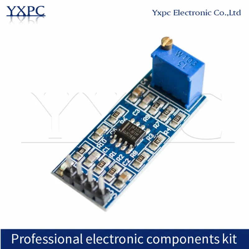 1pcs LM358 100 Times Gain Signal Amplification Amplifier Operational Amplifier Module 5V-12V