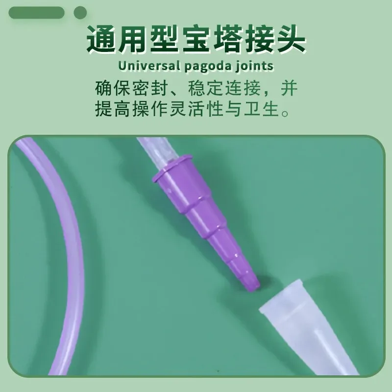 Medical Nasogastric Feeding Tube NG-14 Disposable Enteral Nutrition Tubing for Pump