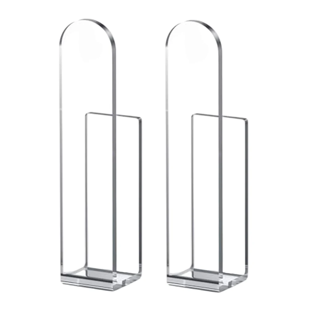 

Stackable Hat Organizer 2PCS Acrylic for Baseball Invisible Design Great for Organizing Headwear in Living Spaces