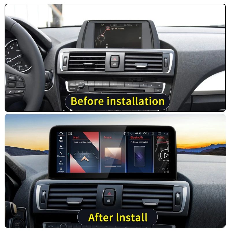 NEW ID8 Qualcomm 8 Core Android13 10.25inch For BMW 1Series F20 F21 Car Video Player Multimedia Screen Carplay Car Radio Stereo