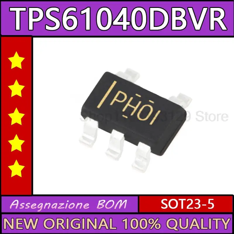 10PCS TPS61040DBVR TPS61040 SOT23-5 New original ic chip