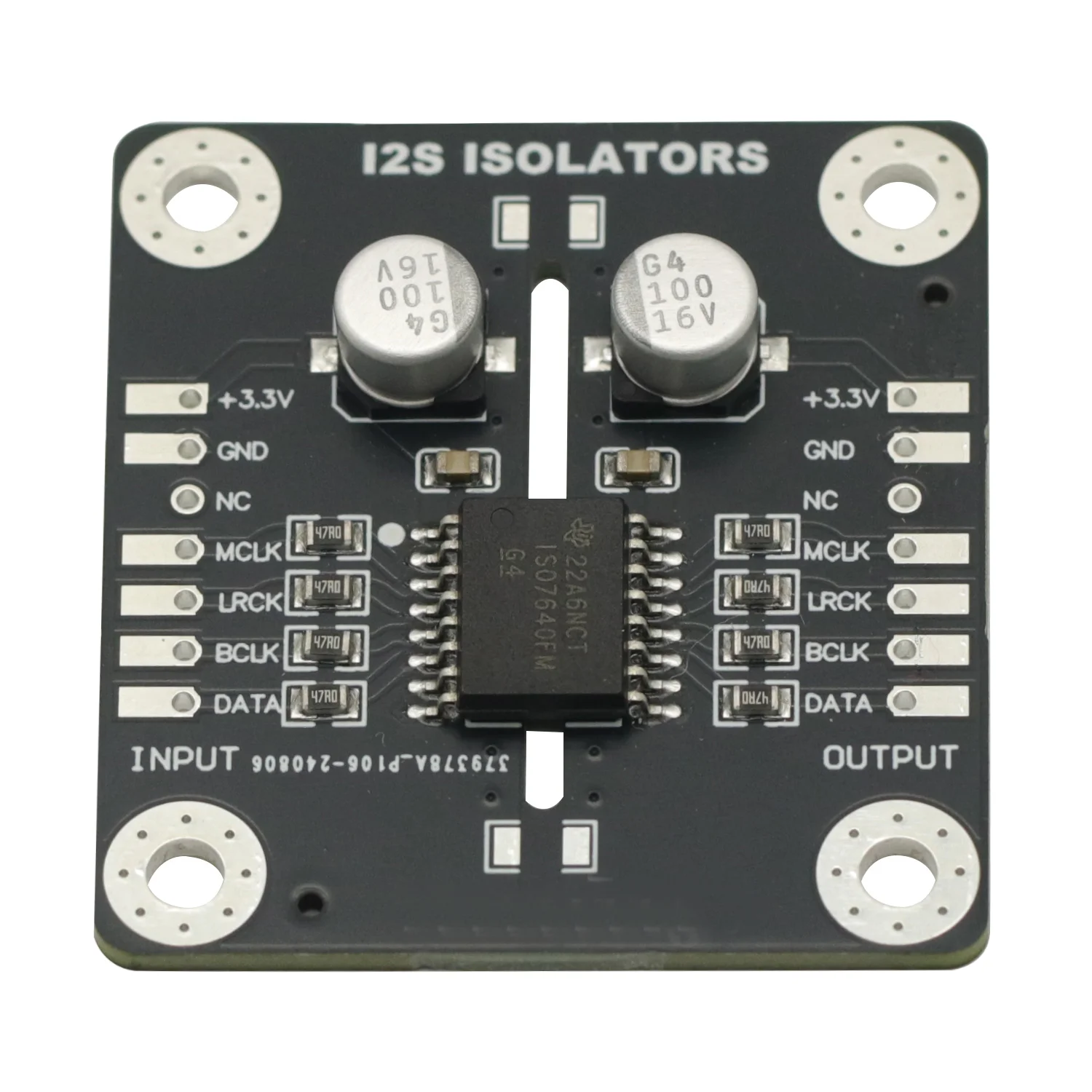 placa de isolamento de sinal para amanero digital audio interface eliminar a interferencia modulo de ruido de separacao i2s iis 01