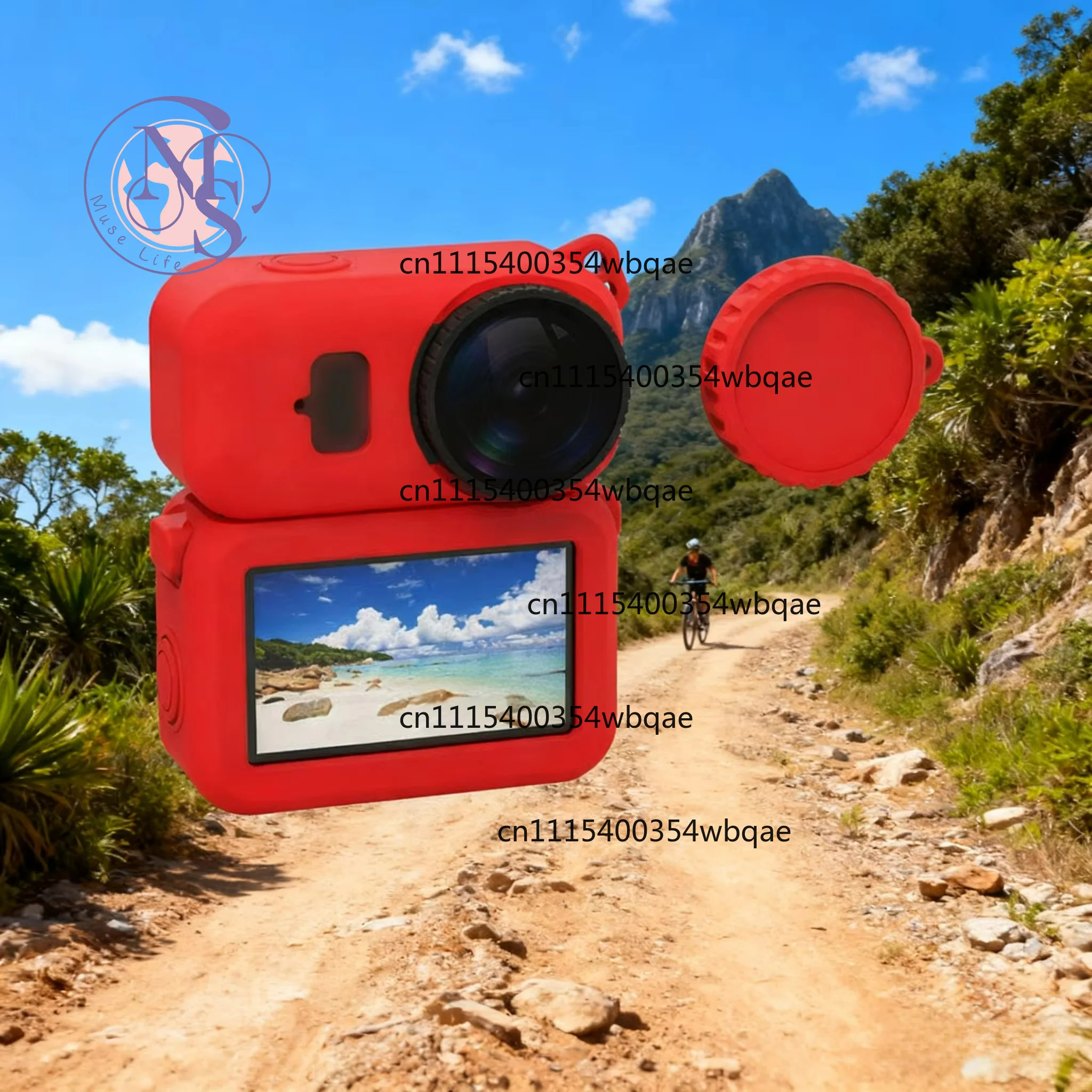 ZOCI-Silicone Case For OSMO-NANO Solid Color Scratch-resistant Action Camera Body Protective Cover Soft Shell Camera Accessory