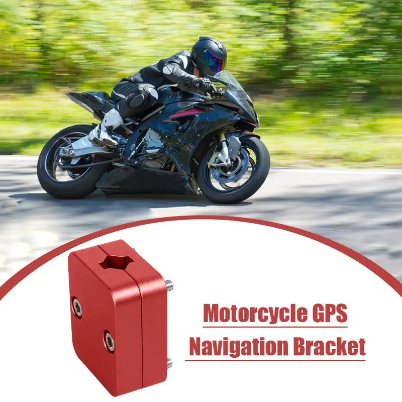 Gps Mount For Motorcycle Navigation Bracket 12-16mm GPS Mount Holder Rustproof GPS Bracket Easy Installation Anti-Vibration