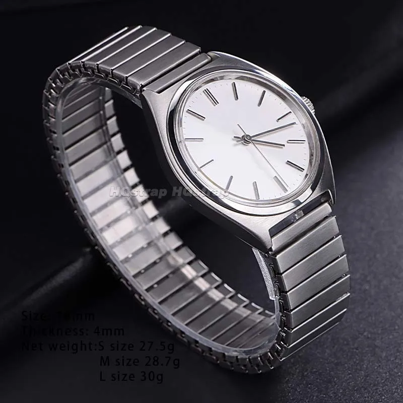 弾性ステンレス鋼ストラップ 16 ミリメートル 18 ミリメートル拡張ストレッチ金属時計バンド Huawei 社腕時計 GT3 GT2 46 ミリメートルユニバーサルブレスレット