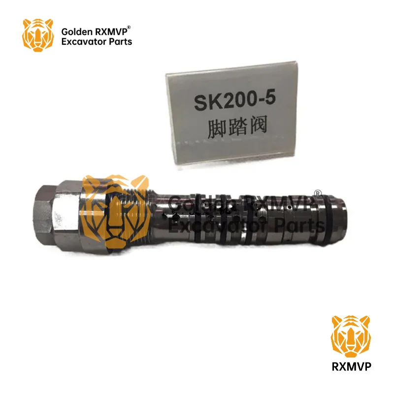 For  Kobelco SK200-5 Walking Foot Valve Relief Valve Operating Handle Pilot Valve Relief Valve  Excavator