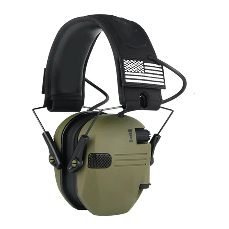 2024 Tactical Electronic Shooting Earmuff Anti-noise Headphone Sound Amplification Hearing Protection Headset Foldable Hot Sale