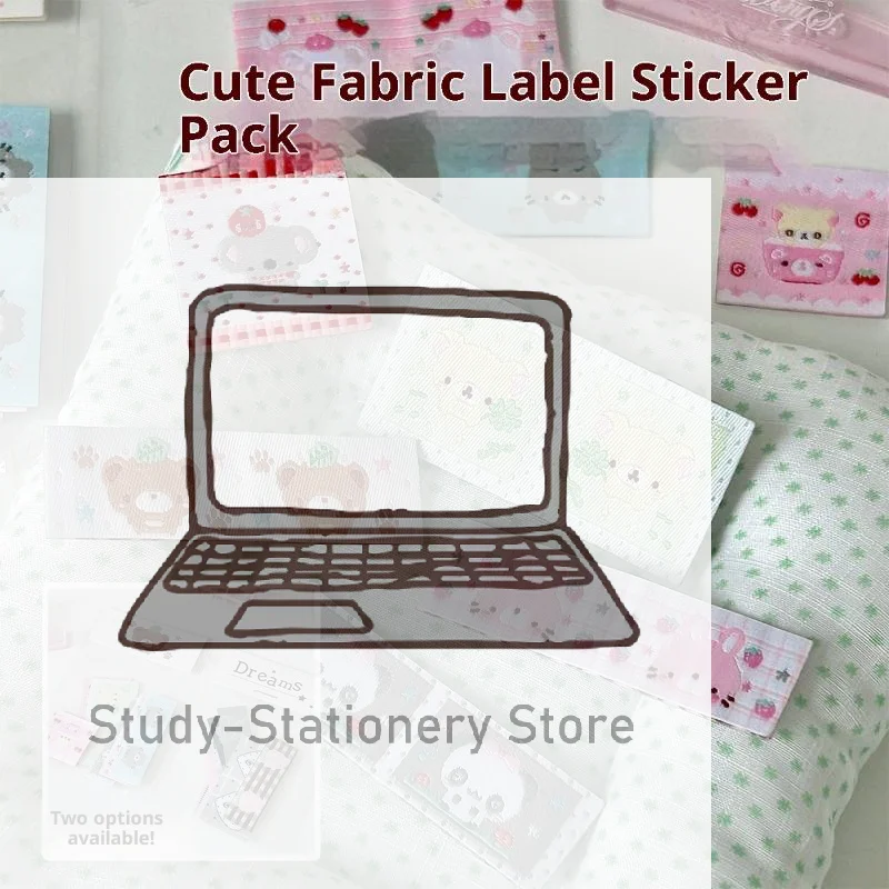 

Милые самоклеящиеся стикеры-индексы с вышивкой, набор материалов для DIY, декоративные наклейки для дневников и альбомов, канцелярские товары