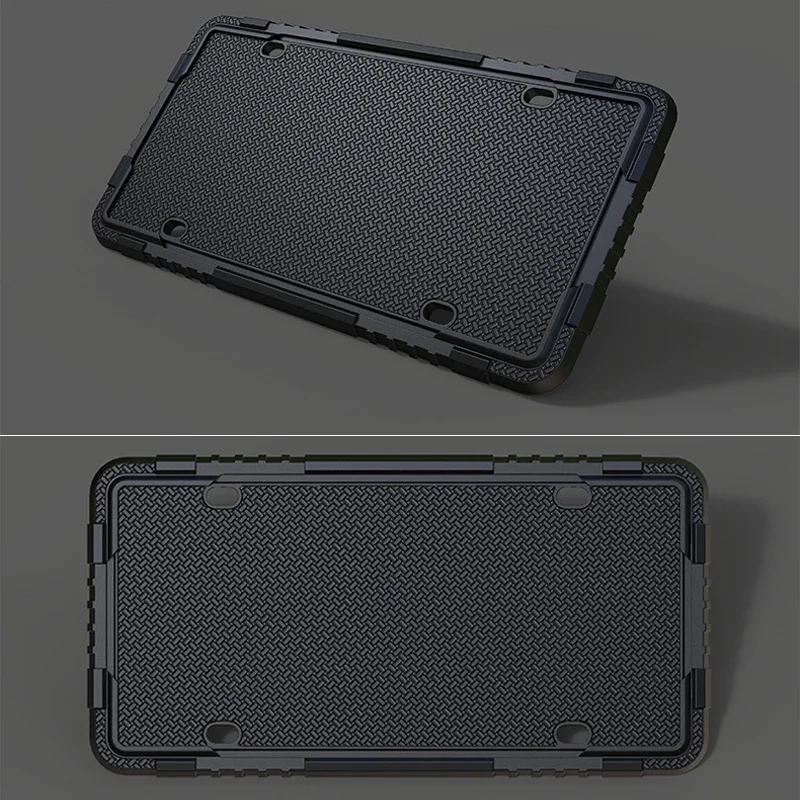 For Volkswagen VW Car Silicone License Plate Frame Kit Waterproof Antirust Number Plates Holder Bracket for US Canada Auto - view 5
