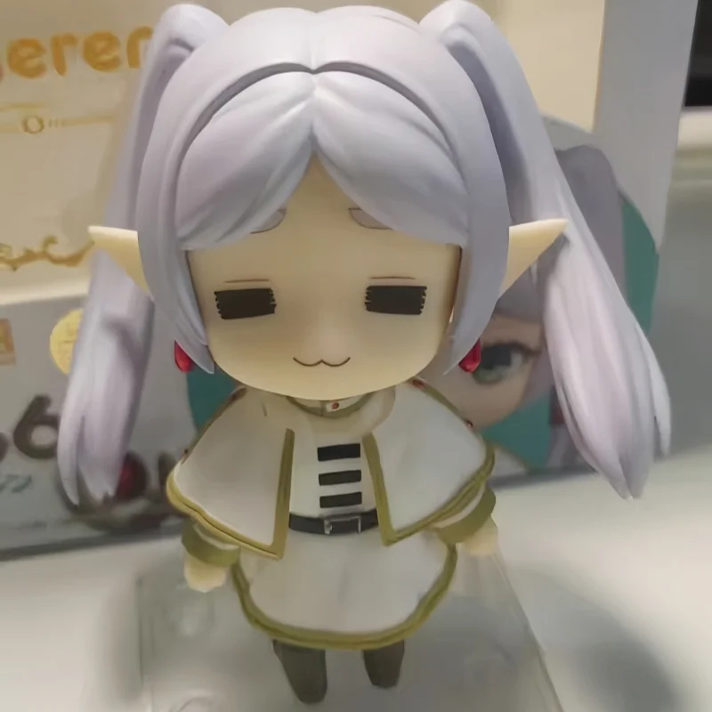 New 4 Inch Anime Q Version Action Frieren Feilun Cartoon Figure Movable Model Doll Set Toy Collection Ornaments Birthday Gifts