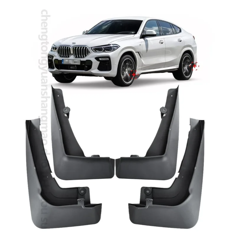 For BMW X6 GO6 2020 2021 2022 2023 2024 2025 Mud Flap Guards Splash Mudguard Fender Mudflaps Car Accessories Front Rear 4pcs