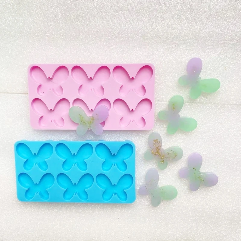 3Pcs Mini for Butterfly Jewelry Resin Mold Clover Epoxy Casting Mould DIY Bracelet Anklet Necklace Pendant Silicone Dropship