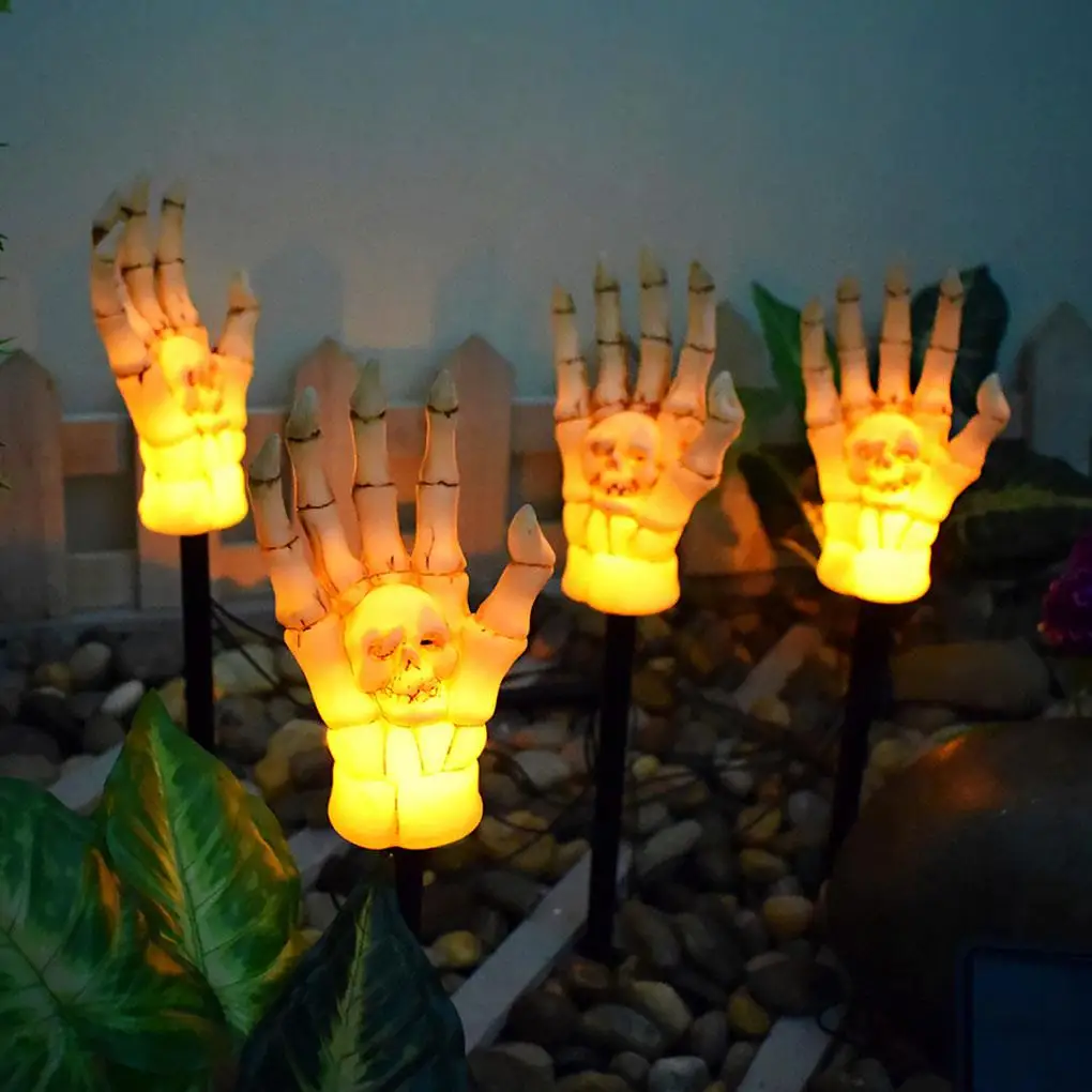 

Solar LED Energy-saving Hands Solar ABS Garden Halloween Garden Light Outdoor Ghostly Hands Decoration Solar LED Deco