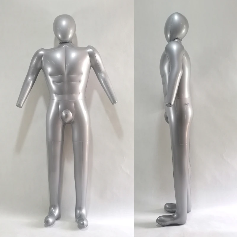 

Male Inflatable Full Body Mannequin Shirt & Pant Display Dummy Torso Model