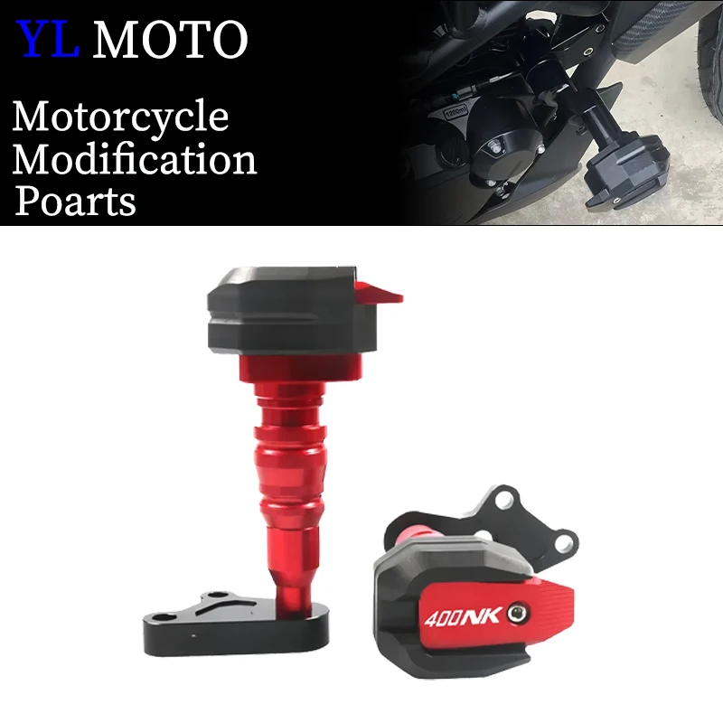 Quadro de proteção contra acidentes de motocicleta, controle deslizante de carenagem, colisão, 400NK 650NK CF400NK CF650NK