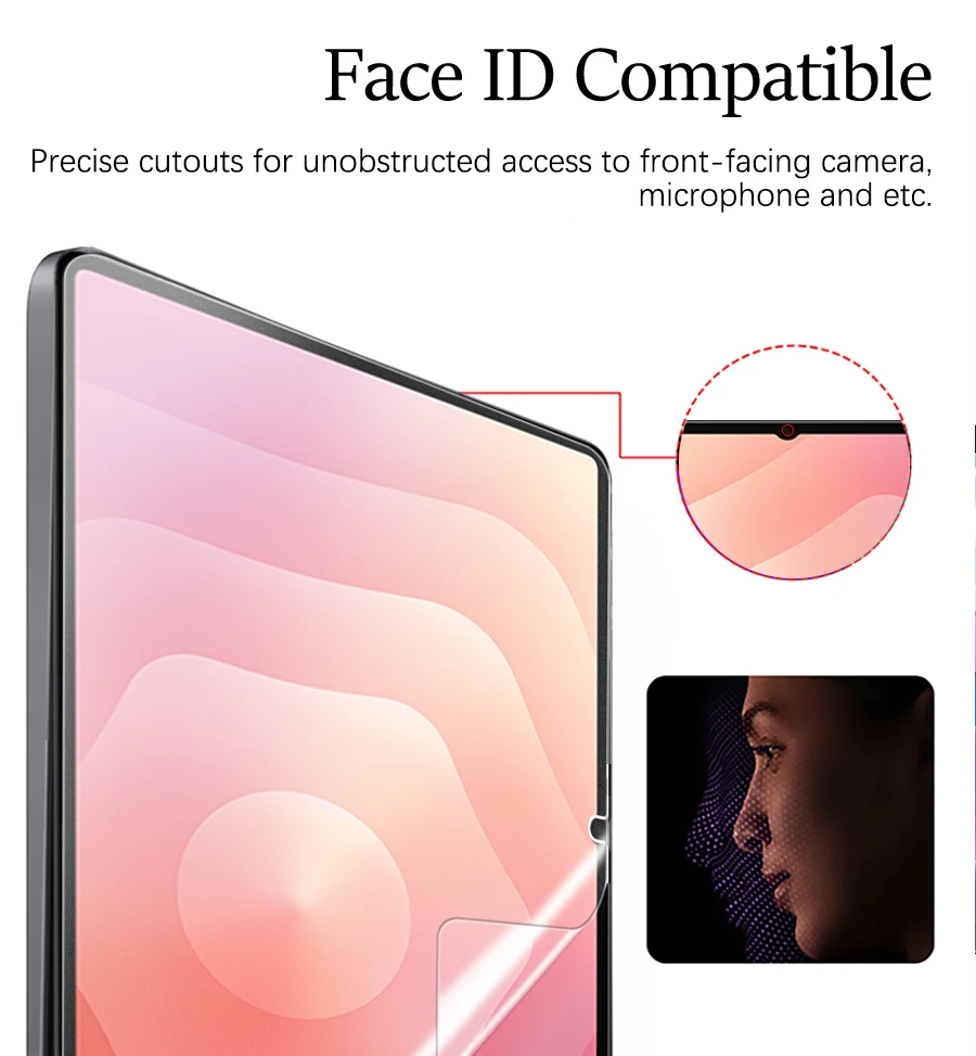 2 Stück Papiergefühl wie Displayschutzfolie für Samsung Galaxy Tab S11 Ultra S10 Lite Fe Plus S6 Lite Film ohne Glas – Detail 6