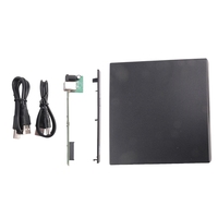 12.7Mm External DVD Enclosure USB 2.0 External DVD/CD-ROM Case For Laptop Desktop PC Optical Disk Drive SATA To SATA