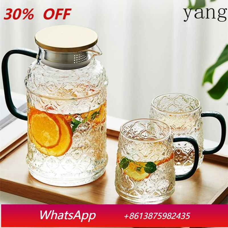 

LTT high borosilicate glass cooling kettle household high temperature resistant glass cooling kettle large capacity
