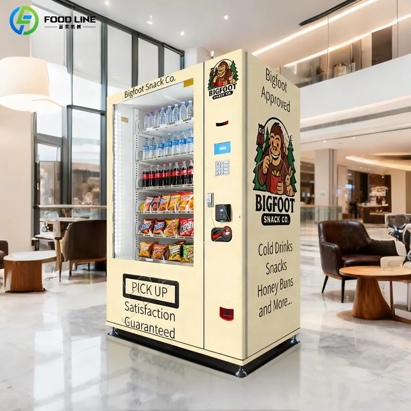 

Customized Commercial Drinks Snack Vending Machine Combo Vending Machine with Stable Performance & High Reliability
