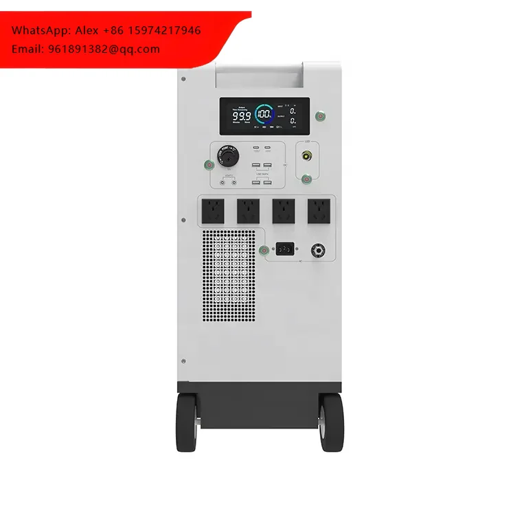 

EBOOM 51.2V 300AH Lithium Ion Battery 10KWH Rack-mounted Split Inverter BMS RS-232/Rs485 CAN Communication Port IP65 Hybrid Grid