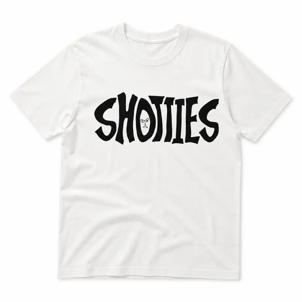 Lngshots Shotties Herren T-Shirt 100% Baumwolle Kleidung Lustiges Kurzarm-T-Shirt Geschenk T-Shirts