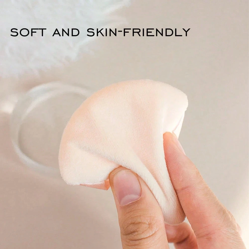 5 قطع من منتفخات الإسفنجية الثلاثية الجديدة مع مكياج ناعم وصديق للبشرة، مناسب للاستخدام المنزلي أو السفر #5