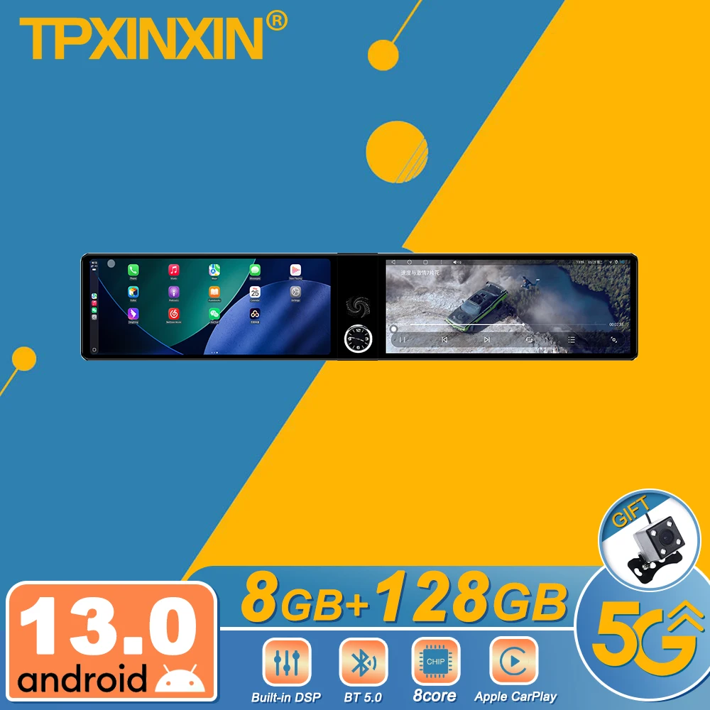 Car Accessories Radio For Jeep Grand Cherokee 2005-2007 Android Auto GPS Navigation Multimedia Stereo Receiver Head Unit Offline