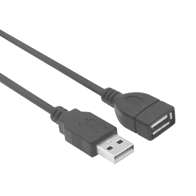 Cabo de Extensão USB 2.0, macho para fio fêmea, cabo de carregamento para PC, desktop, laptop, impressora, mouse, teclado, móvel, disco rígido