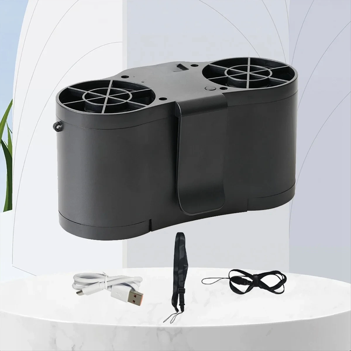 NEW Portables Waists Fans Emergencys Mobiles Powers 20000mAh Electrics Fan Coolers Airflows for Jobsites/Farms/Travelings/