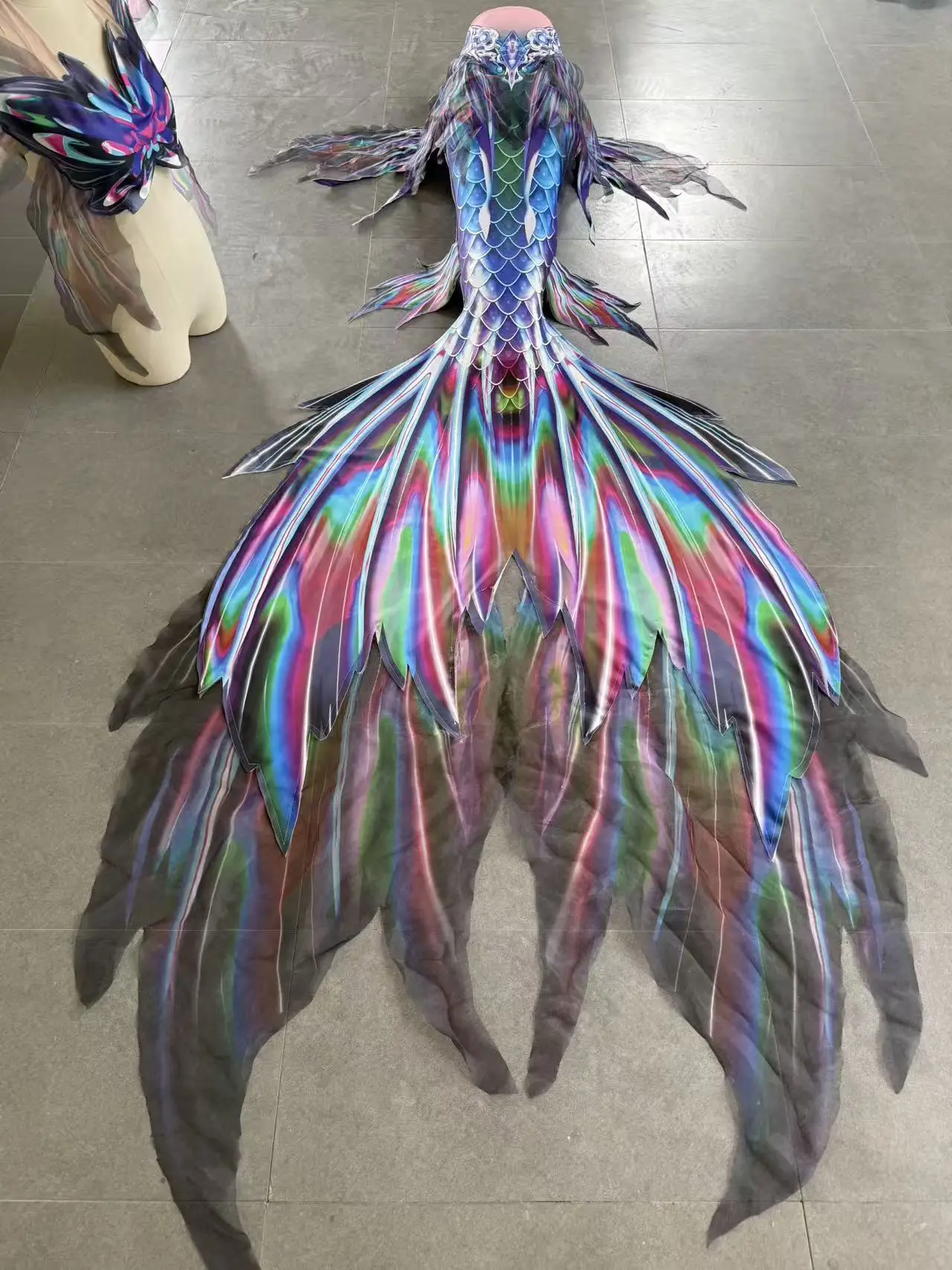 جديد قوس قزح حورية البحر ذيل كبير ماهينا الغوص حوض السمك الشاطئ التصوير ملابس السباحة ملابس السباحة التصوير الشاطئي