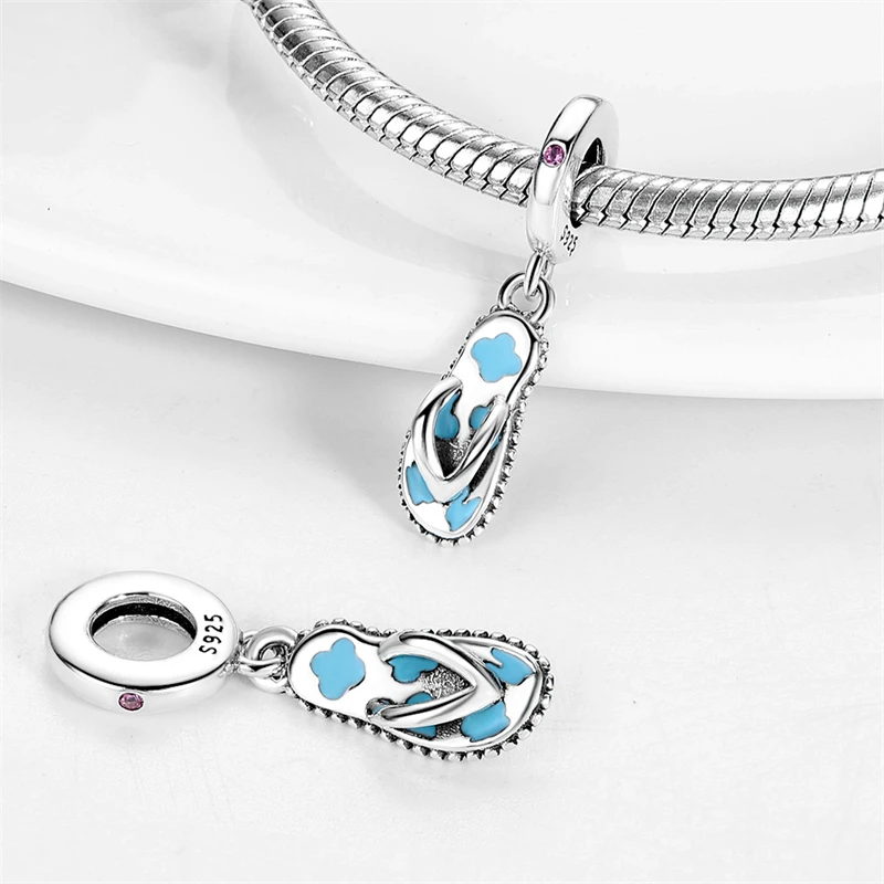 

Подвеска-шарм из серебра 925 пробы в форме синего сердца с изображением Земли, бусины-тауэрники и астронавты, для оригинальных браслетов, ювелирных изделий, DIY, изысканный подарок для женщин