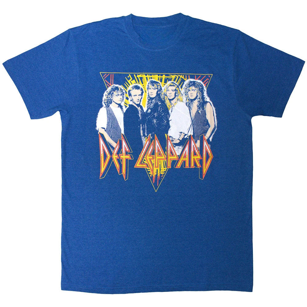 Camiseta con foto de la banda Def Leppard, camiseta gráfica de algodón para hombres y mujeres, ropa de calle de verano