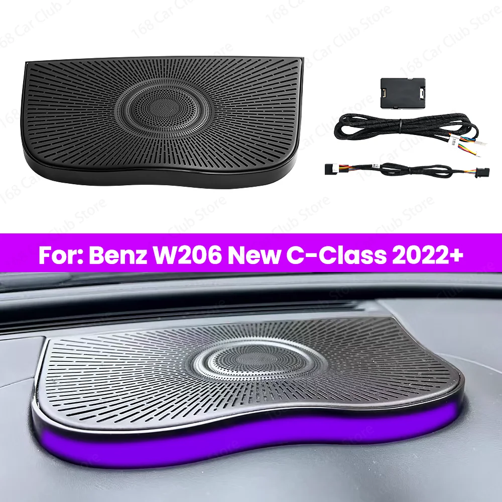 

LED Mid mounted luminous cover plate 64 Color Ambient Light Center Console Illuminated Center Mounted For W206 C class Car