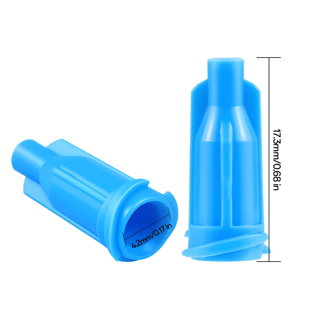 Spritzenaufsätze, mehrfarbige Spritzenkappen, Dosierkanülenaufsätze, kompatibel mit Luer-Lock-Spritzen für den industriellen und handwerklichen Einsatz – Detail 3