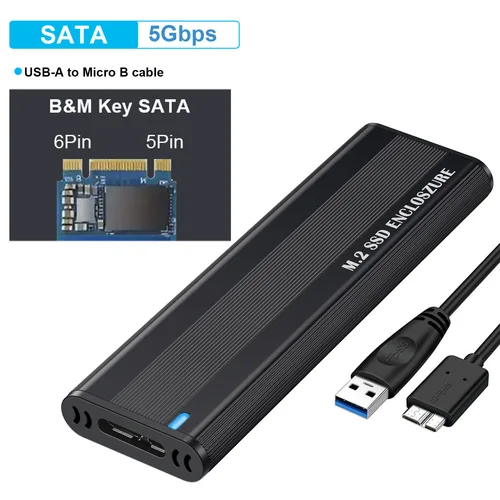 Carcasa SSD M.2 NVMe, protocolo Dual M.2 a USB tipo C 3,1, adaptador SSD 10gbps para M2 NGFF NVME PCIE NGFF SATA, caja de disco SSD
