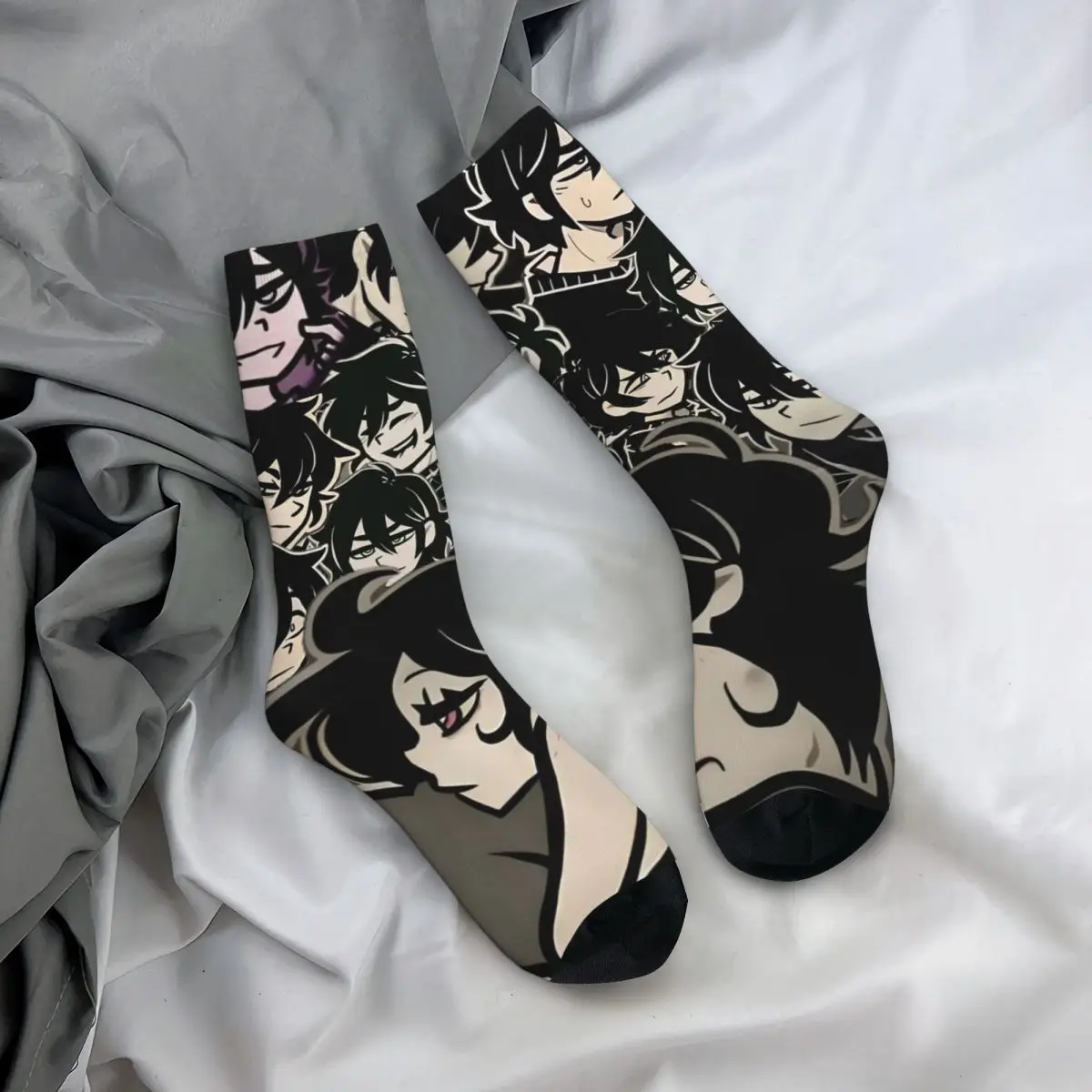 

Чулки для экипажа Ashley And Andrew The Coffin Of Andy And Leyley Носки Сумасшедшие длинные носки в стиле хип-хоп для мужчин и женщин Рождественские подарки