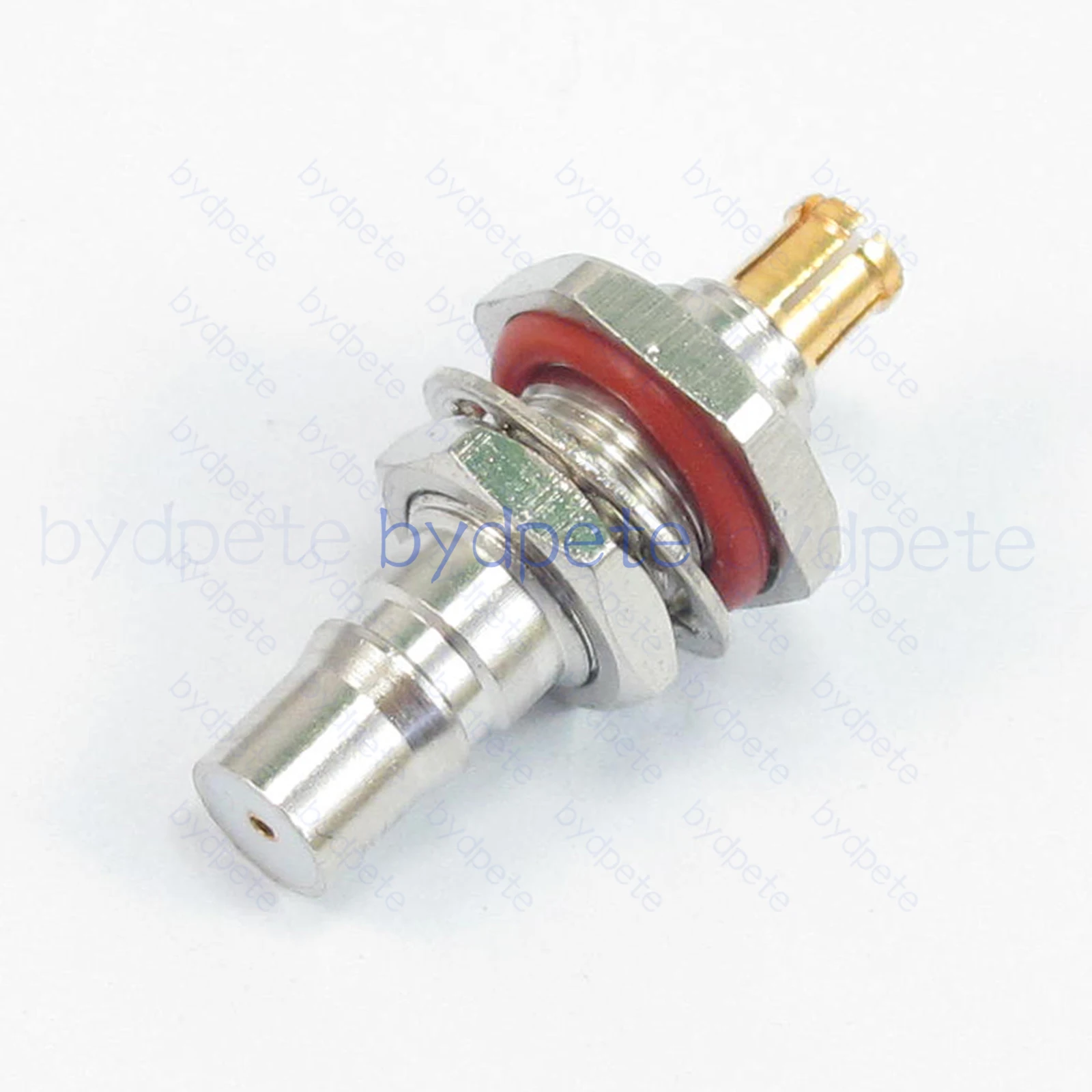 MCX male to QMA Female Bulkhead Connector Adapter Adaptor 50ohm RF 50 Ohms Bydpete