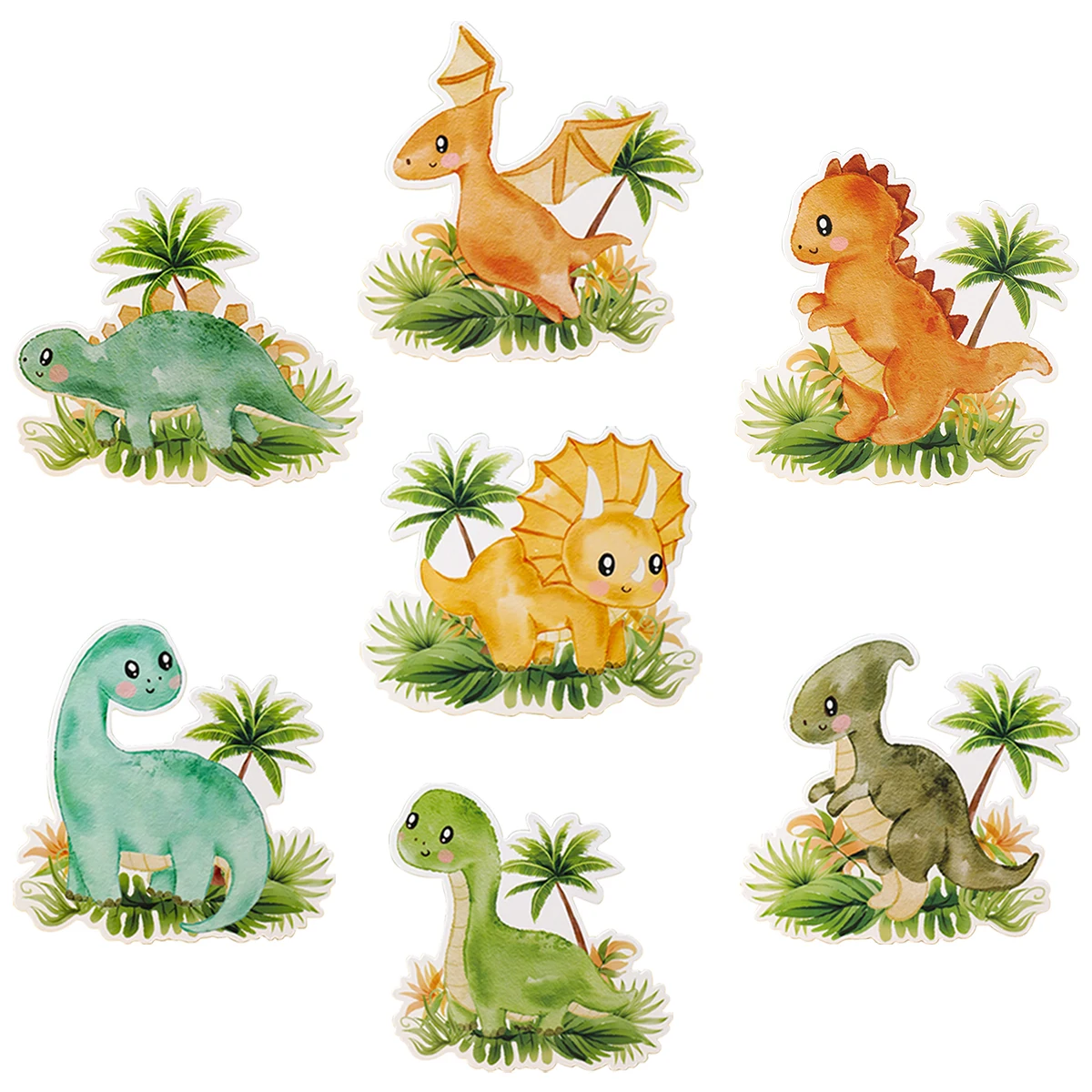 Dinosaur Birthday Party Paper Ornaments Birthday Party Decor Kids Boy Birthday Party Favors Supplies Baby Shower Decor