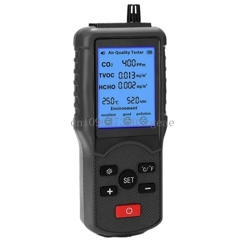 

JD-3002 детектор углекислого газа, детектор качества воздуха, обнаружение температуры и влажности, 6 в 1