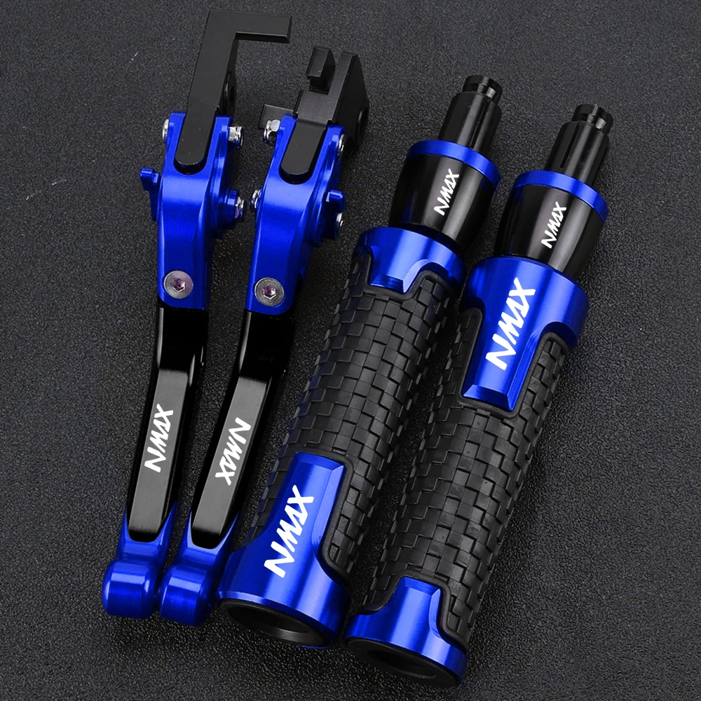 2024 2023 For Yamaha NMAX 160 155 125 2015-2018 2019 2020 2021 2022 Handlebar Handle Bar Grips Adjustable Brake Clutch Lever