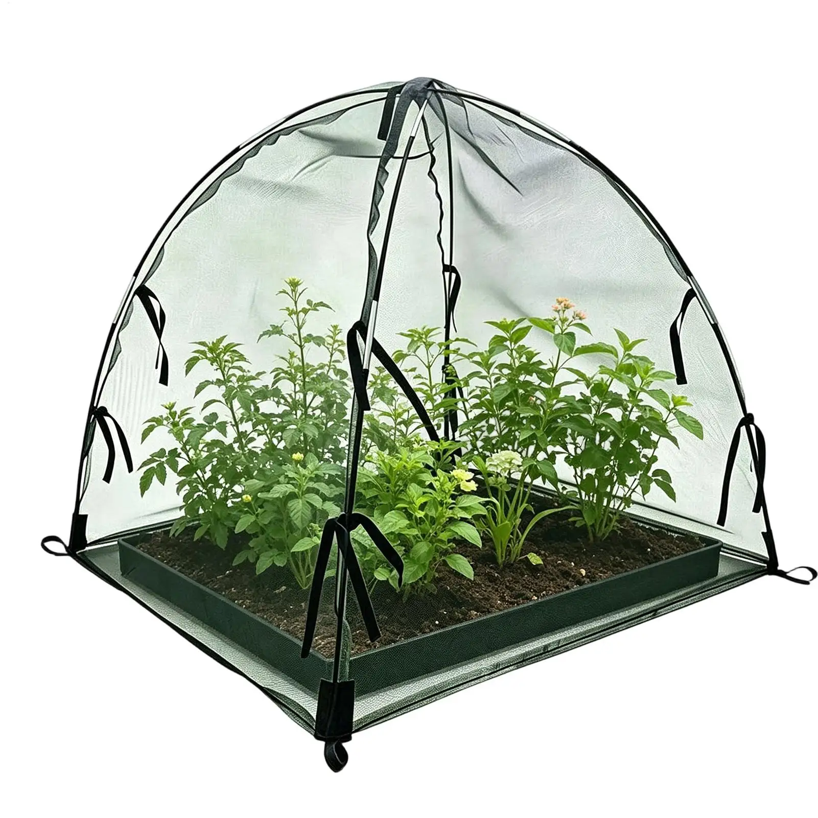 Plant Protectors For Garden Portable Breathable Cage Garden Bird Netting Plant Covers For Vegetable Fruit Tree Tomato Strawberry